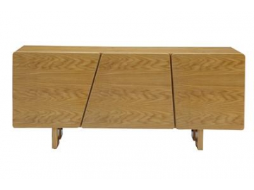 Natural Wood Texture TV Stand