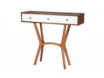 3-Drawer Decorative Entryway Table