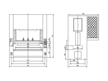APE 160-400 Ton Precision Metal Stamping Press