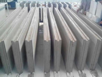 Calcium silicate board polystyrene compound wall panel