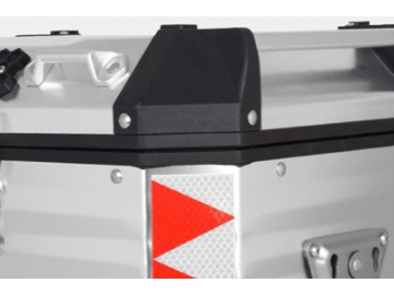 Motorcycle Top Box  (Aluminum rear box with rack system)
