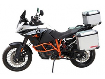 Custom KTM Motorcycle Aluminium Panniers and Top Boxes