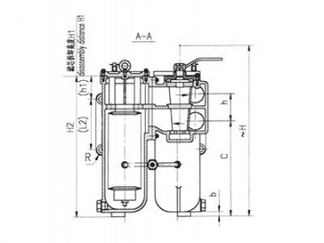 Dual Cylinder Oil Pan Filter