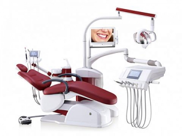 A6800 Dental Chair Unit  (electric dental chair, handpiece, patient monitor, LED light)
