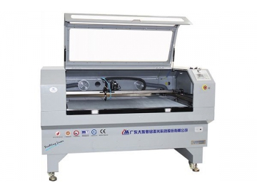 1450×930mm Auto Feeding Large Format Camera Positioning CO2 Laser Cutter, CMA1610-FVET-C Laser Cutting with auto feed system