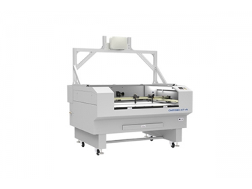 950×800mm Projector Positioning Double Head CO2 Laser Cutting Machine, CMA1080-XT-A