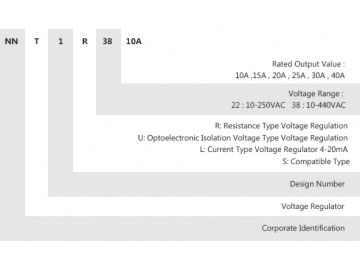 NNT1-R/38 10A-80A Solid State Voltage Regulator
