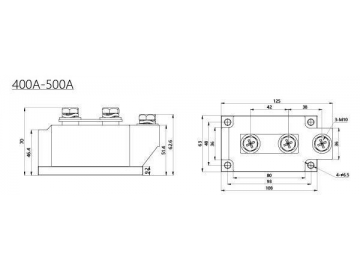 200A-1000A MTC MTK MTA MTX Thyristor Switching Module