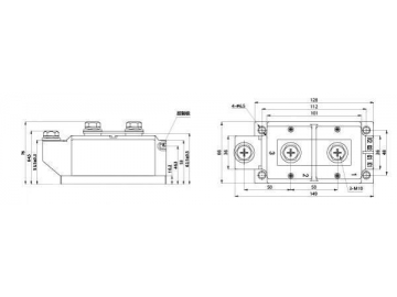 200A-1000A MFC MFA MFK MFX Thyristor Rectifier Module