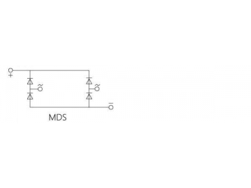 MDQ 300A-600A Single Phase Diode Module