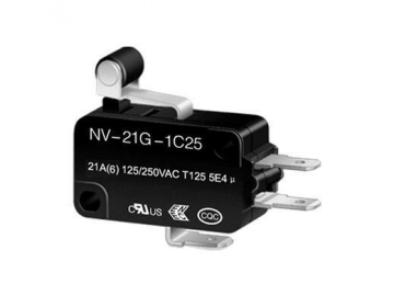 NV-16G/21G Short Roller Lever Micro switch