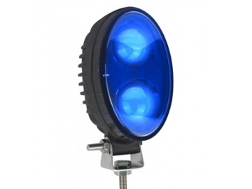 2 LEDs Vertical Blue Forklift Safety LED Spotlight