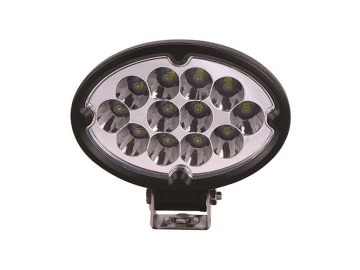 36W Oval LED Work Light with Reflector