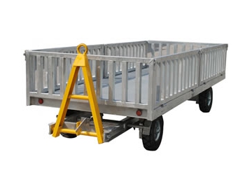 Open Airport Baggage Trailer