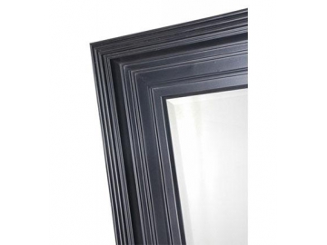 Rectangular Wood Frame Bathroom Mirror