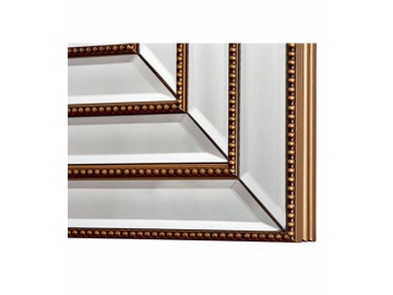 Rectangular Wood Frame Wall Mirror