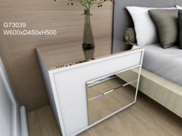 Mirrored Nightstand, Bedside Table