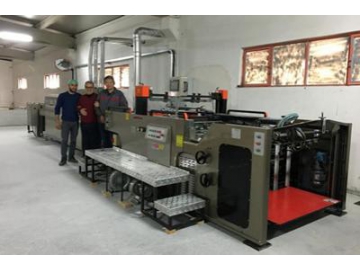 Turkish Buyer bought Spot UV Screen Printing Machine