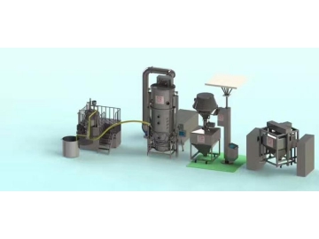 Granulation and Fluidized Drying System for Solid Dosage Manufacturing