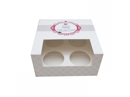 Paperboard Cupcake Box, Custom Printed Paper Box