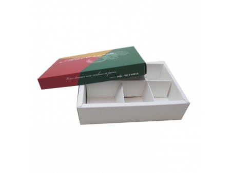Macaron Box, white Paperboard boxes