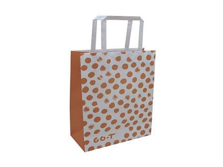 Kraft Paper Carrier Bag, Custom Printed Bags