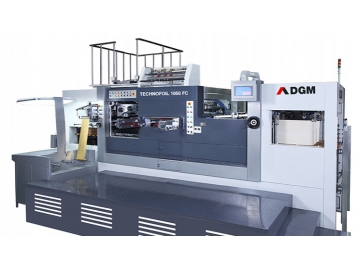 Die Cutting Foil Stamping Press 1050-FC type Hot Foil Stamping Cutting Line