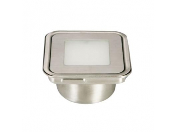 SC-F105  Square RGB LED Inground Light, 58.5mm Stainless Steel LED Deck Light