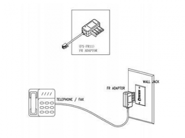 Telephone Adapter  to French