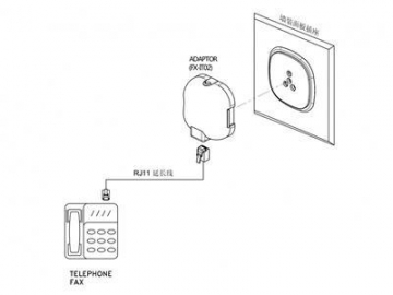 Telephone Adapter to Italian
