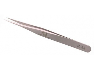 Ultra Fine Tip High Precision Tweezers, SA Series Stainless Steel Tweezers