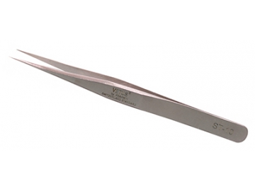 Anti-Magnetic Ultra Fine Point Tweezers, ST Series Stainless Steel Tweezers