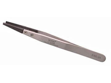 Replaceable Tip Tweezers, ESD Anti-Static Industrial Tweezers