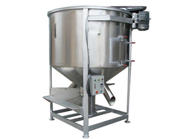 Vertical Silo Mixer for Plastic Flakes
