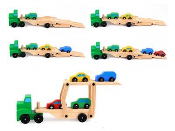 Wooden Truck and Car Block Toys