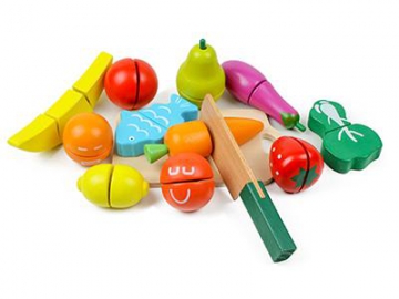 Toy Fruit Cutting Play