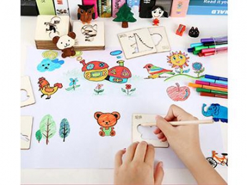 DIY Painting Wooden Toy Set