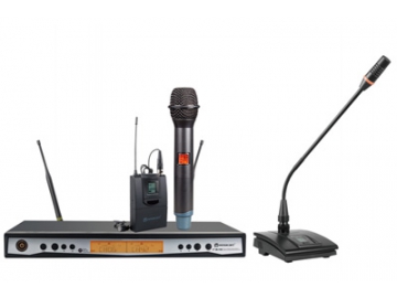UR-111D Antenna diversity handheld wireless microphone system