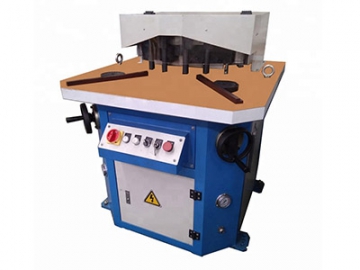 Hydraulic Corner Notching Machine, Variable Angle with Punch