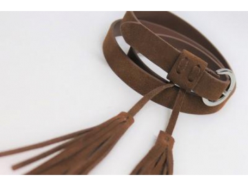 Cow Suede Leather Belt