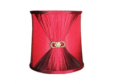 Red Color Deep Drum Fabric Softback Lampshade, Coverlight Mold Number(DJL0129)