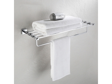 Luxury Design Stainless Steel Salon Bathroom Towel Rail Shelf  SW-TS001
