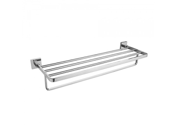 Luxury Design Stainless Steel Salon Bathroom Towel Rail Shelf  SW-TS002