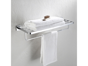 Luxury Design Stainless Steel Salon Bathroom Towel Rail Shelf  SW-TS002