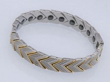 S1090 Healthcare Magnetic Stainless Steel Bracelet