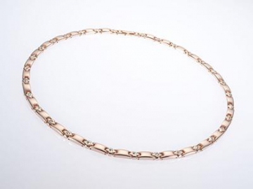 SN003 Healthcare Magnetic Necklace with Rose Gold Appearance