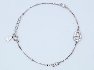 Bracelet for Women 925 Sterling Silver Two Interlocking Infinity Circles Love Adjustable Bracelet Gifts for Sister Friend Mother