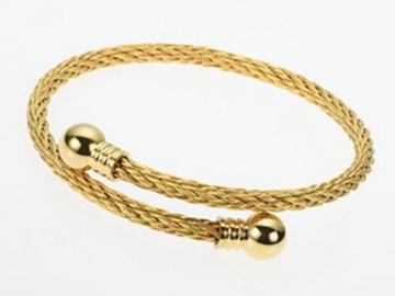 H379 Twisted Cable Bangle