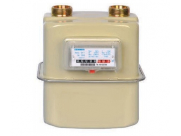 Diaphragm Gas Meter with Temperature Compensation