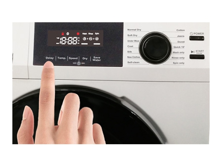 Heavy Duty Front-Load Washing Machine with Dryer, 9KG